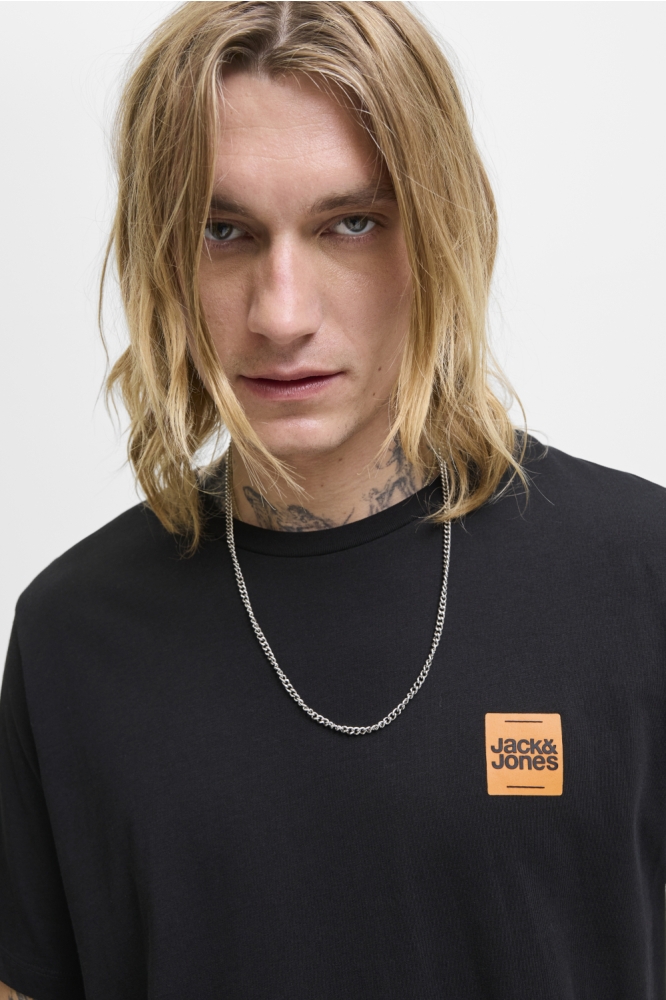 JJBRANDY TEE SS CREW NECK LN 12279100 BLACK